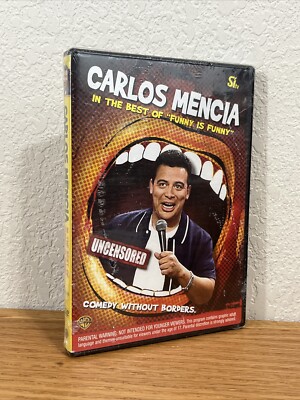 Carlos Mencia: The Best of Funny Is Funny (DVD, 2007) Uncensored SEALED SEE PICS