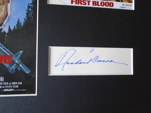 Autógrafo auténtico firmado genuino Richard Crenna Rambo - UACC / AFTAL. - Imagen 2 de 2