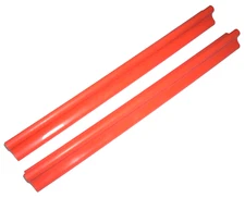 Bright Orange Traffic Directing Day Wand 16" L Triangular Shape for Comfort 2pk