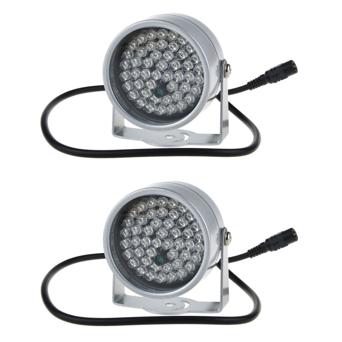 2pcs 48 LED Illuminator IR Infrared Night Vision Light for