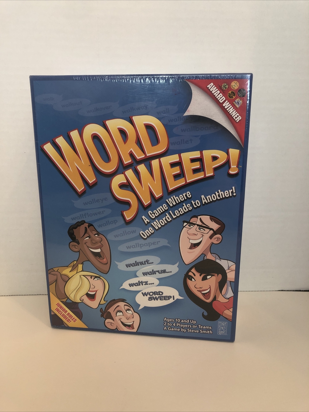 Word Sweep Board Game Complete and Great Shape Family Night Party Award