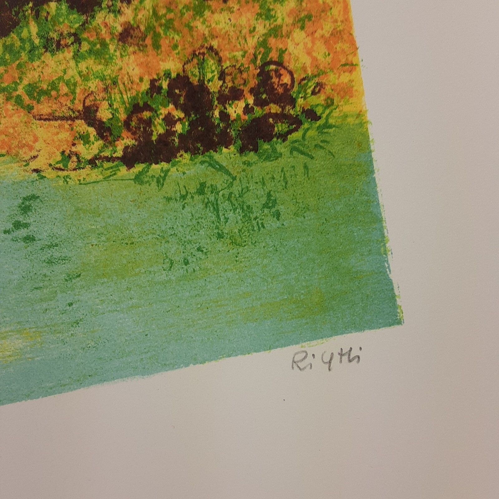 Original Watercolor Painting Art Signed 26 x20 Landscape Unframed OOAK