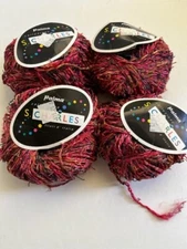 Fiber Collection (Lot 10 balls) for Red Artisan Scarf