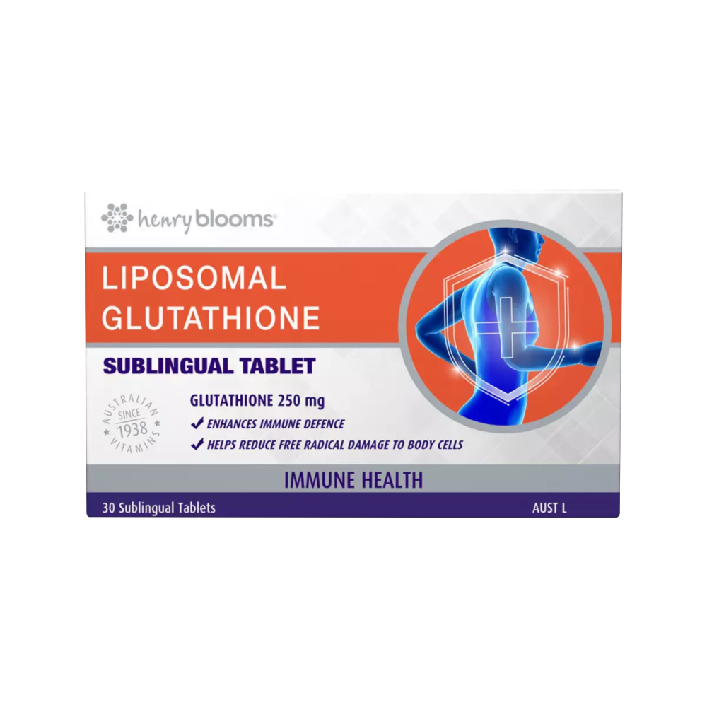 liposomal vs sublingual glutathione Henry Blooms Liposomal Glutathione 30 Sublingual Tablets Enhances Immune  Health