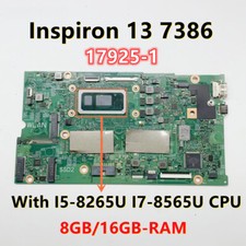 For Dell Inspiron 13 7386 i5-8265 CPU 8GB-RAM 16GB-RAM Motherboard CN-02CF17