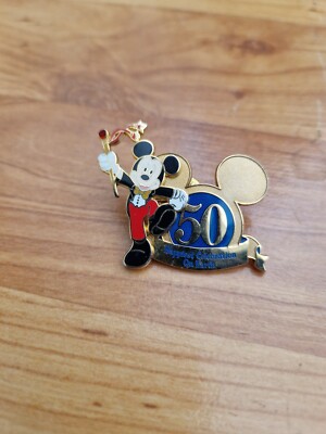 DISNEY HAPPIEST CELEBRATIONS ON EARTH MICKEY MOUSE DISNEYLAND 50TH ANN PIN