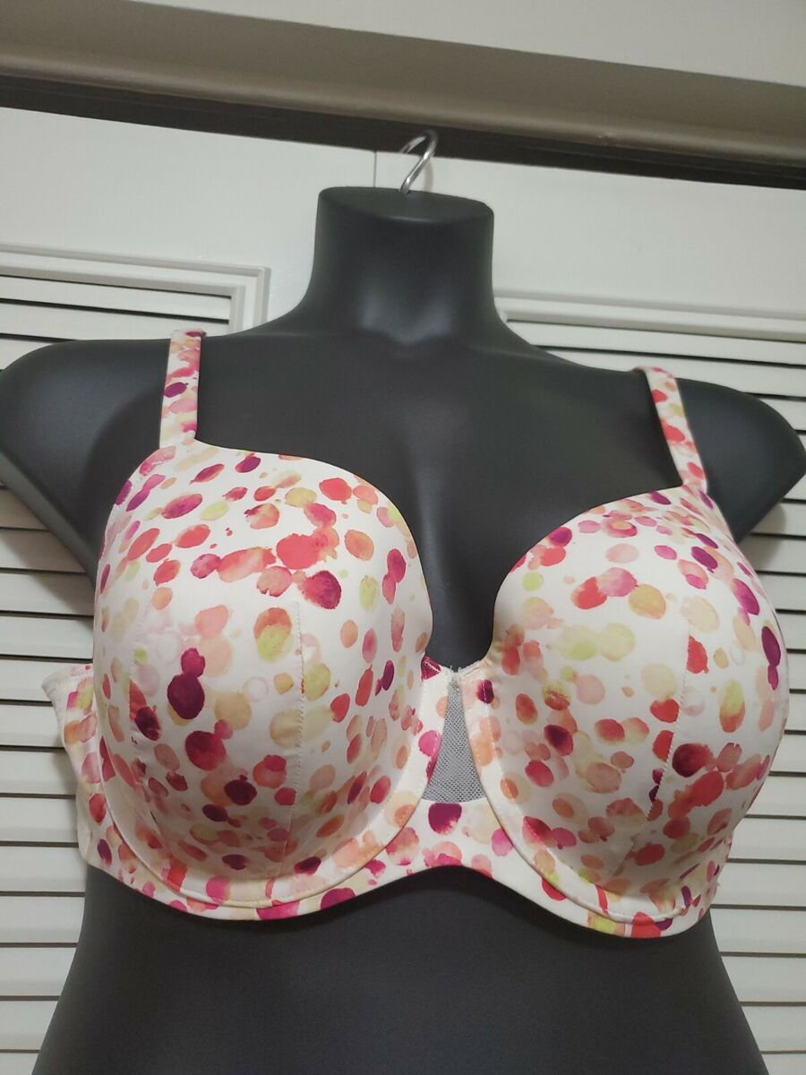 Polka Dot Cacique Cooling French Full Coverage Bra 42C