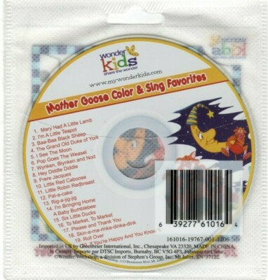 Mother Goose Color Sing 20 Songs & Coloring Pages to Print