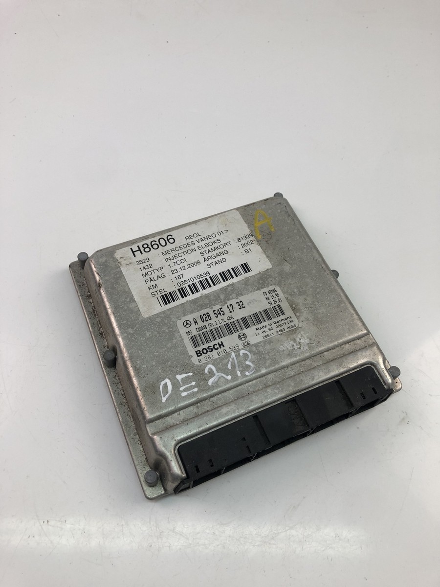 DE213 MERCEDES-BENZ Engine Control Unit ECU 0285451732 0281010539 