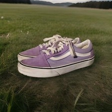VANS Old Skool Purple Suede Sneakers Shoes Women's Size 6 .0EUC Skate Casual