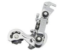 Sun Race Bicycle Rear Derailleur Friction RDM-10-SB W/BRKT Short Cage Chrome