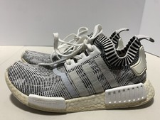 BY1911 Adidas NMD R1 Primeknit Glitch Camo White Black size 7 men  s