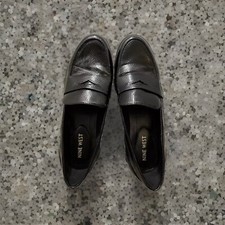 Womens Size 7.5 M - Nine West Black Faux Leather Formal/Business Shoes WNNAVEEN3