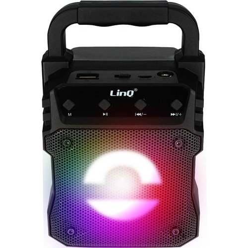 Altavoz inalámbrico LinQ Negro, diseño compacto y portátil