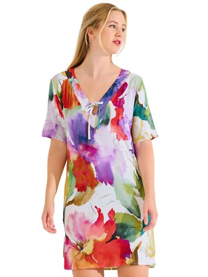 Lisca Tunika Roma Gr. S-XXL, weiß und blau