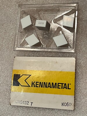 CNG-432 K060 CERAMIC INDEXABLE INSERTS, KENNAMETAL, NEW, 5 INSERTS/LOT, USA