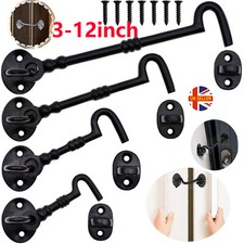Stainless Steel Cabin Hook And Eye Latch Silent Lock Shed Gate Door Catch Holder