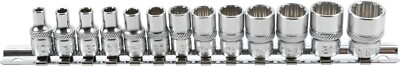BGS 13x Steckschlüssel-Einsätze 1/4'' 12-kant 4-14 mm Satz Nüsse zwölfkant Nuss
