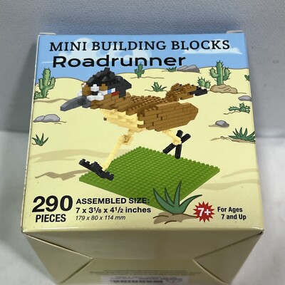 Roadrunner - Mini Building Blocks, 290 pcs., Impact Photographics, Ages 7+ ~ NEW