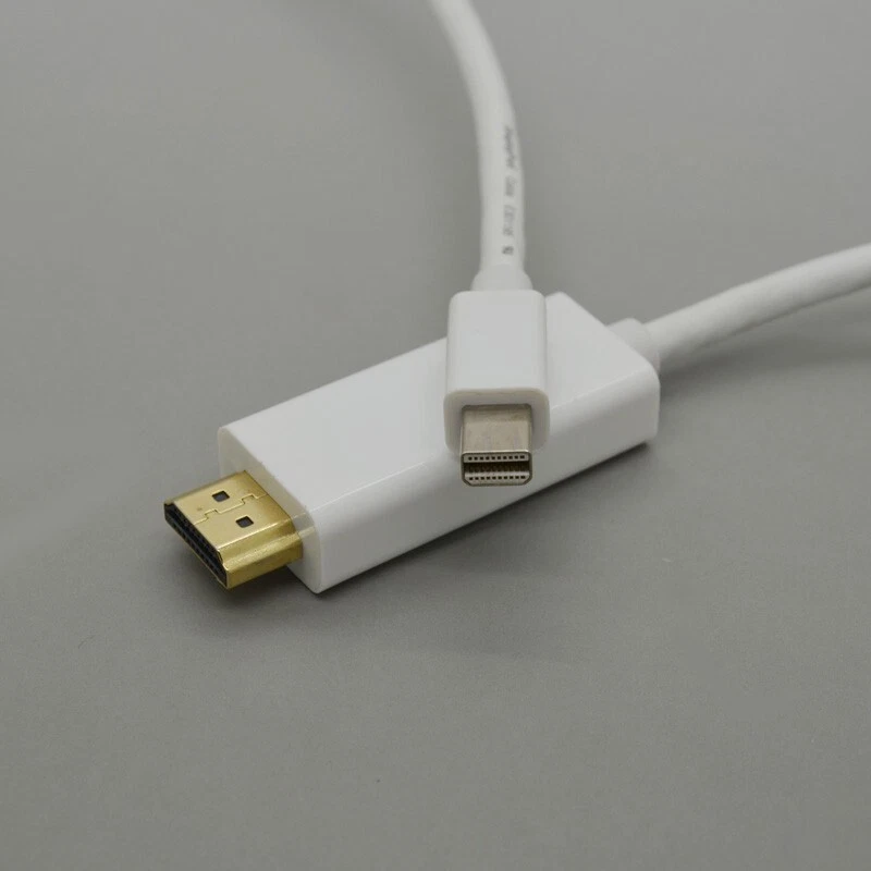 Cable adaptador Thunderbolt macho 1,8 M Mini DisplayPort DP a HDMI para MacBook HD - Imagen 3 de 4