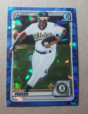 2020 Bowman Chrome Sapphire Edition Robert Puason #BCP-145 Athletics 1st Bowman