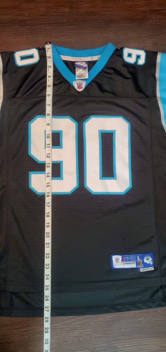 Maillot Carolina Panthers Julius Peppers – Reebok NFL, Taille Jeunesse XL 18-20, Blanc
