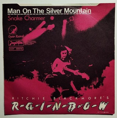 RITCHIE BLACKMORE'S RAINBOW MAN ON THE SILVER MOUNTAIN RECORD YUGOSLAVIA 7'' PS