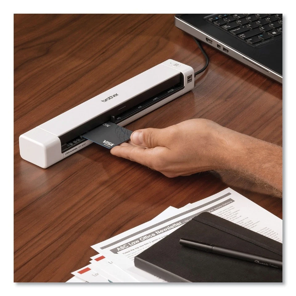 Boardwalk DS640 600 DPI Optical Res 1-Sheet ADF Comp Mobile Document Scanner New - Image 4 of 4