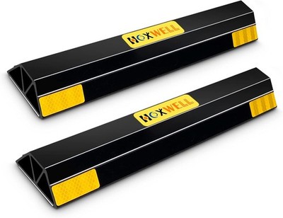 (New Updated 18'' 2 Packs Heavy Duty Parking Stopper for Garage, Parking Gadge...