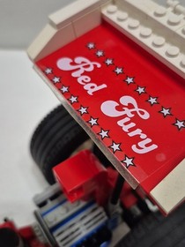 LEGO Model Team: Red Fury (5533) dragster NOT Complete, missing pcs/instructions