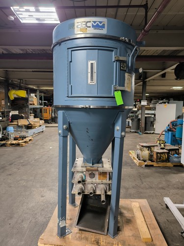 Whitlock AEC DH-12.0FI Drying Hopper Injection Molding Vertical Industrial Blue