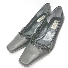 Michel Klein Luxury Leather Pumps Size 23 Black Ladies E Ha522