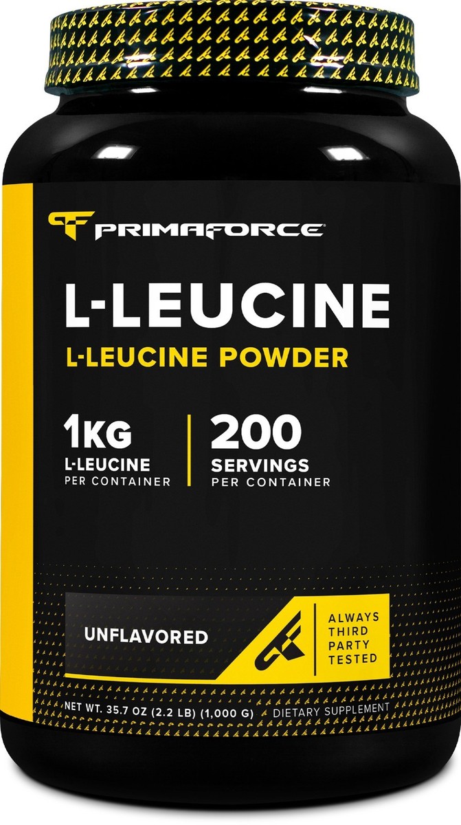 PrimaForce L-Leucine Powder 1000 Gram (1 KG) Dietary Supplement