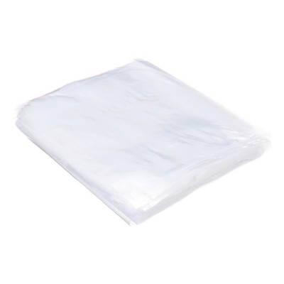 100 Pcs Clear Flat Open Plastic Poly Bags 8x20 Inch 1.6 Mil Packaging Bags