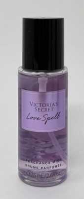 1 NEW VICTORIA'S SECRET LOVE SPELL FRAGRANCE MIST BODY SPRAY TRAVEL SIZE 2.5 OZ