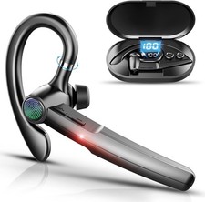 Trucker Wireless Mic Blue Parrot Bluetooth Noise Cancelling Headset Earpiece New