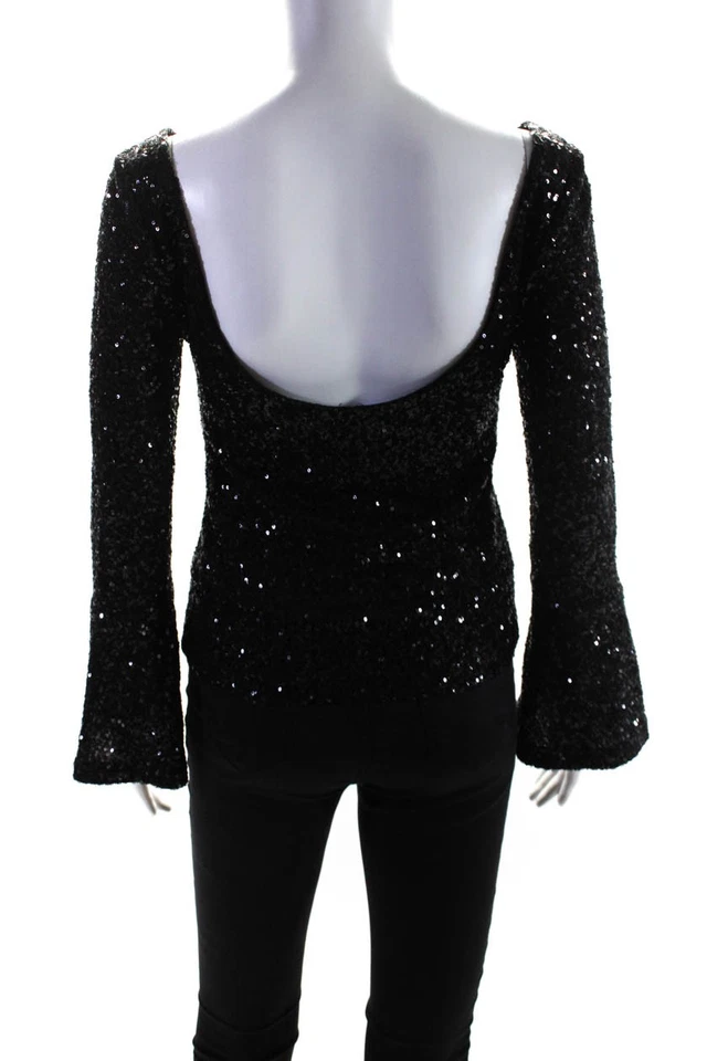 Top de lentejuelas BB Dakota Kira para mujer talla 0 11619206 Foto 3 de 4