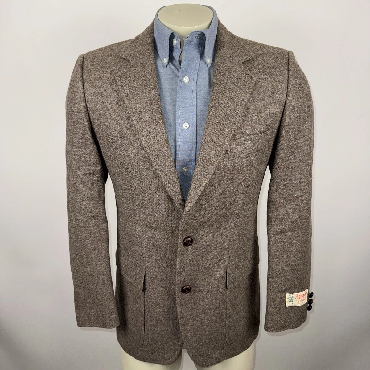 Tweed 1980s Vintage Suit Jackets & Blazers for Men for sale | eBay