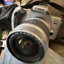 Canon EOS Rebel Ti 35mm SLR Camera Silver w/ Zoom Lens EF 28-90mm Built-in Flash