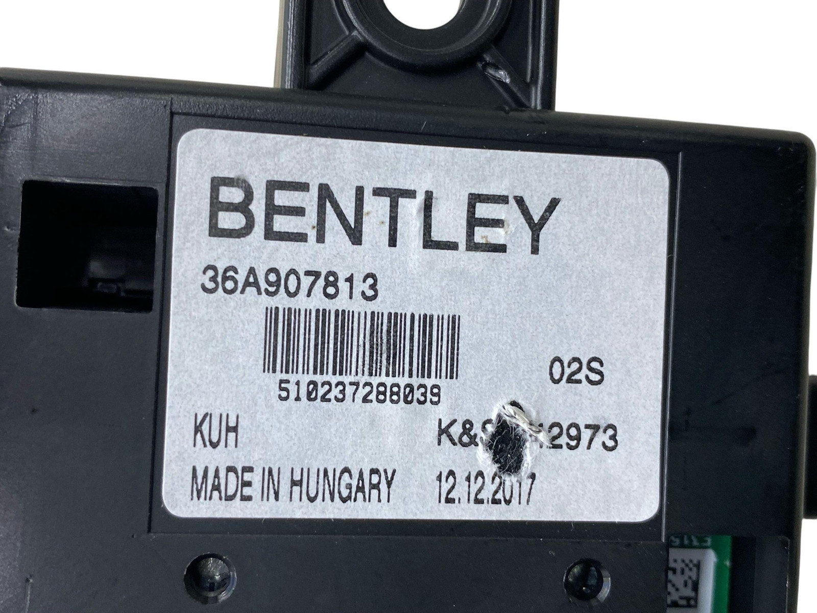 2016-2020 BENTLEY BENTAYGA OEM BATTERY CHARGING STATION CONTROL MODULE 36A907813