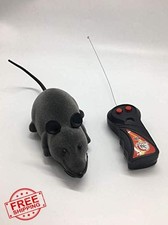 WEFOO Electronic Remote Control Rat Toy Cat Dog Kid Gray