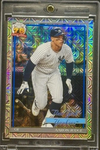 Aaron Judge RARE MOJO REFRACTOR INVESTMENT CARD  TOPPS CHROME YANKEES MVP MINT