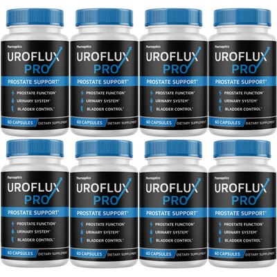 Uroflux Pro for Men Prostate Support Dietary Supplement (8 Bottles)