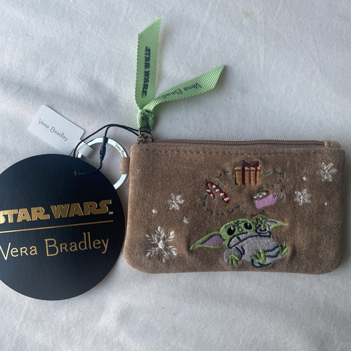 Vera Bradley Zip ID Pouch Star Wars the Mandalorian Exclusive Grogu Child NWT