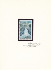 France 1973 N° 1764 Le Saut du Doubs signé graveur Monvoisin