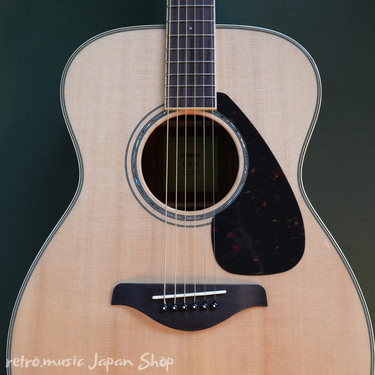 Yamaha FS830 Acoustic Guitar Natural Rosewood Back & Sides Brand