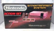 Nintendo NES Action Set EMPTY BOX Gray Zapper...