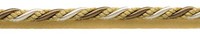 "DÉCopro 3/8\" Verdrehtes Kordelband Mit Lippe Almond Beige [12 Yards]"