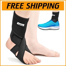 Lightweight Adjustable Ankle Brace for Mild Drop Foot - Comfortable Medium/Right