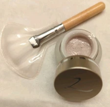 Jane Iredale Shimmer Powder 24 Karat Gold Dust  Bronze & Small Brush New No Box